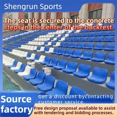 Shengrun Sports Fixed Stadium Bleacher Seats | Blow-Molded HDPE Spectator Chairs | Direct From Source Factory | UV-Resistant, Weatherproof For Stadiums, Sports Grounds & School Venues Shengrun Sports Fixed Stadium Bleacher Seats | Blow-Molded HDPE Spectator Chairs | Direct From Source Factory | UV-Resistant, Weatherproof For Stadiums, Sports Grounds & School Venues